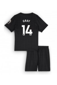 Tottenham Hotspur Archie Gray #14 Babyklær Borte Fotballdrakt til barn 2025-26 Korte ermer (+ Korte bukser)